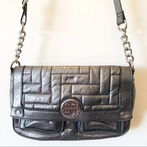 NWOT Dana Buchman gunmetal gray bag